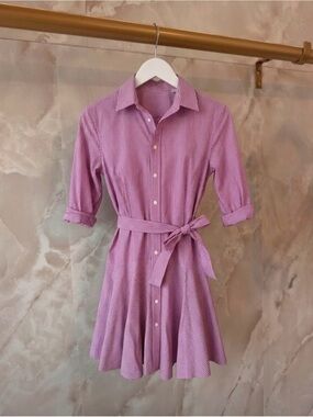 Ann Taylor Stripped shirt dress